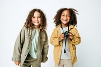 Kids taking a photo smile photography portrait. 