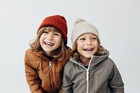 Kids playing smile laughing sweater. 