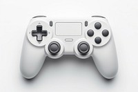 Gamepad joystick white electronics. 