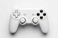 Gamepad joystick white electronics. 