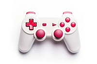 Gamepad joystick white electronics.