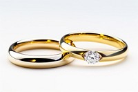 Diamond rings gemstone jewelry silver. AI generated Image by rawpixel.