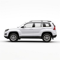 White SUV car vehicle wheel tire. AI generated Image by rawpixel.