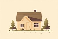 Cottage architecture building outdoors. AI generated Image by rawpixel.