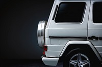 A photo of generic luxury detail white SUV car. AI generated Image by rawpixel. 