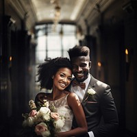 Couple wedding bride portrait. 