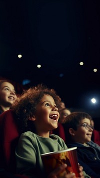 Spectators kids laugh laughing portrait child. 