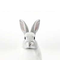 Bunny face animal mammal rodent. AI generated Image by rawpixel.