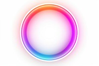 Glowing Gradient circle sphere white background accessories. 