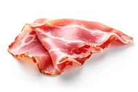 Raw ham prosciutto pork meat. 