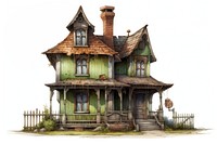 Old house architecture building outdoors. AI generated Image by rawpixel.