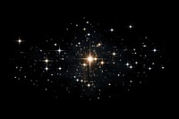 Shiny star effect, black background, AI generated image by rawpixel