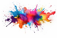 Paint splatter backgrounds paint white background. AI generated Image by rawpixel.