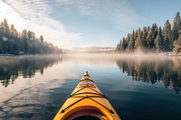 Kayak outdoors kayak landscape. 