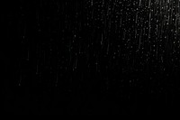 Rain drop effect, black background,  by rawpixel