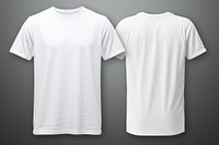 T-shirt sleeve white sportswear. 