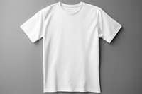 T-shirt sleeve white coathanger. 