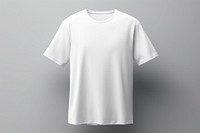 T-shirt sleeve white coathanger. 