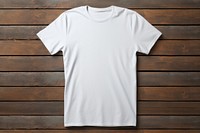 T-shirt sleeve white coathanger. 