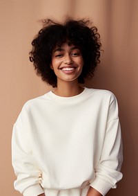 Sweater portrait adult smile. 