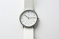 Wristwatch clock white accuracy. 