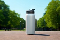 Protein shaker bottle refreshment disposable drinkware. 