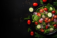 Heathy salad vegetable cucumber lettuce. AI generated Image by rawpixel.