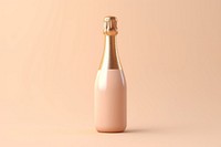 Bottle champagne glass drink. AI generated Image by rawpixel.