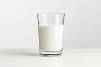 Milk glass dairy drink. 