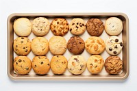 Cookie bread food tray. 