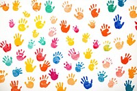 Kid hands backgrounds pattern creativity. 