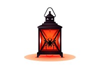 Lantern spider white background illuminated. AI generated Image by rawpixel.