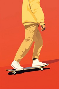 Male play skateboard skateboarding snowboarding skateboarder. 