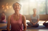 Yoga sports adult woman. AI generated Image by rawpixel.