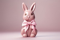 Easter bunny figurine animal mammal. AI generated Image by rawpixel.