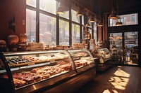 Meat shop bakery bread food. AI generated Image by rawpixel.