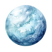 Planet sphere space white background. AI generated Image by rawpixel.