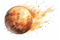 Meteoroid planet astronomy space. AI generated Image by rawpixel.