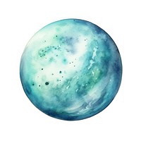 Uranus planet astronomy sphere. AI generated Image by rawpixel.
