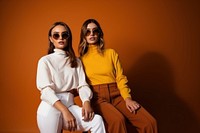 Women fashion adult togetherness. AI generated Image by rawpixel.
