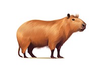 Capybara mammal animal rodent. AI generated Image by rawpixel.