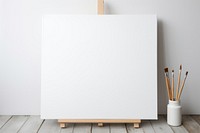 White canvas brush wall architecture. 