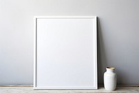 Frame canvas white wall art. 