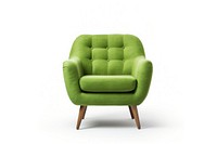 Green chair furniture armchair green. AI generated Image by rawpixel.