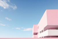 Miami beach sky architecture building. AI generated Image by rawpixel.