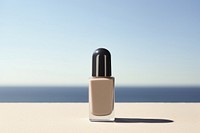 Nail polish bottle cosmetics day fashion. 