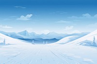 Snowy ski resort snow backgrounds landscape. 