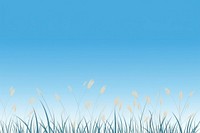 Grass field clear blue sky backgrounds outdoors nature. AI generated Image by rawpixel.