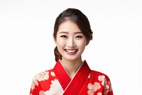Cheerful kimono adult smile. AI generated Image by rawpixel.
