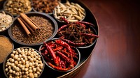 Chinese spice food ingredient seasoning. 